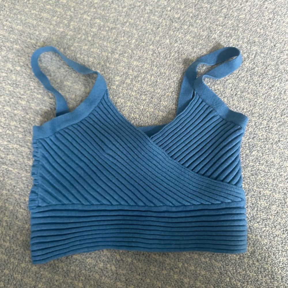 Princess Polly Blue Arlene Tank Top